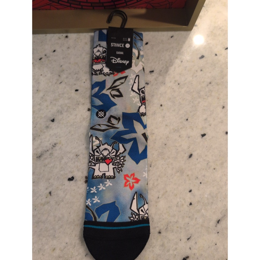 Stance Disney Lilo Stitch Crew Socks Size M  NEW M 6-8.5 W 8-10.5